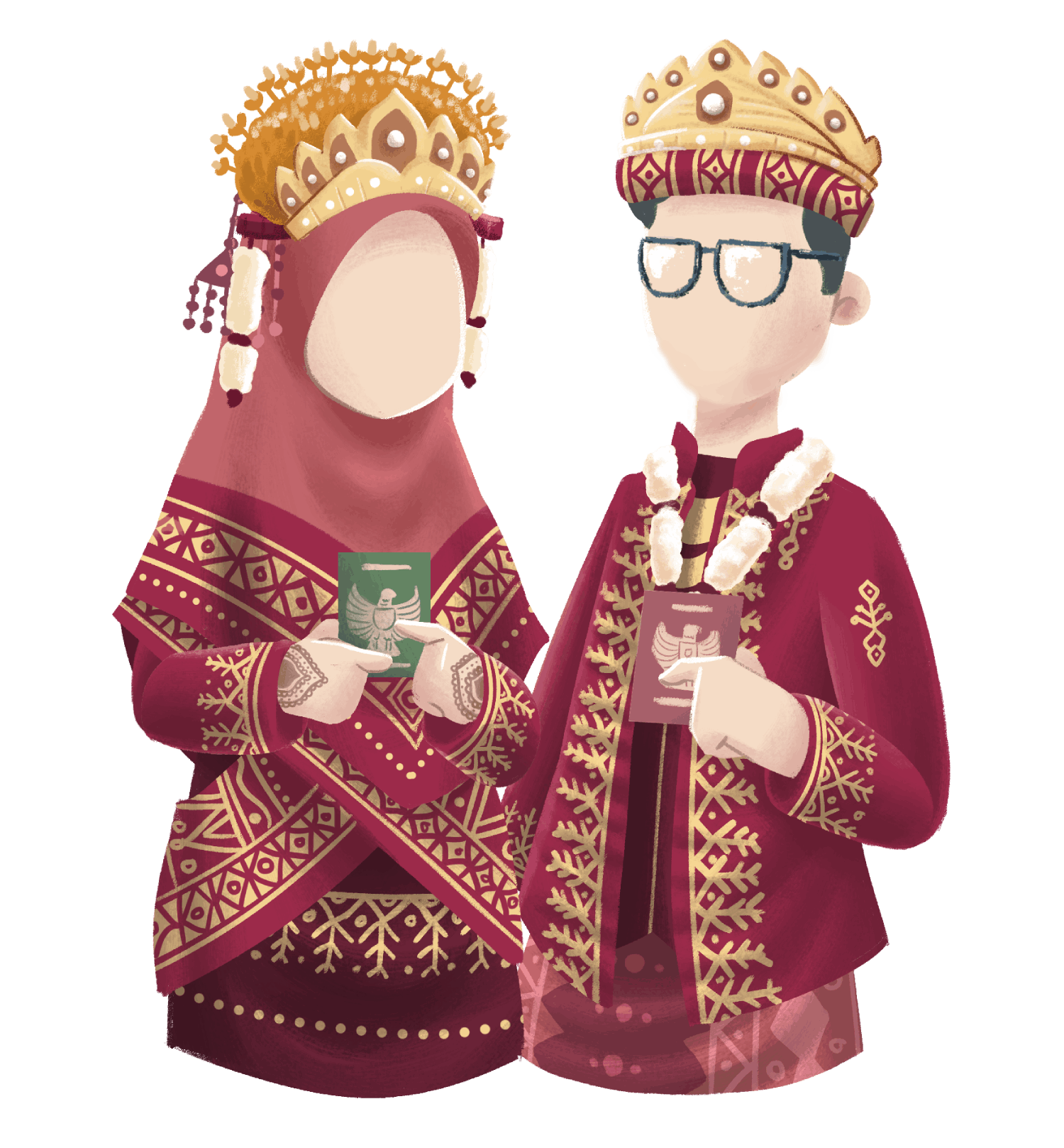 chara palembang-flip-glassespolos-pasangan